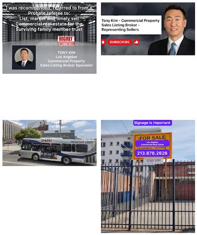 TONY KIM Commercial Real Estate Sales Broker: Los Angeles