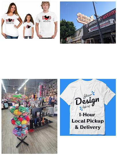 Same Day Custom T-Shirts Printing Hollywood | 1-Hour Pickup and Delivery